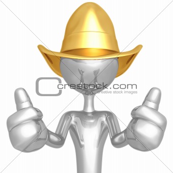 Cowboy Two Thumbs Up