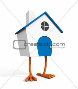 House on chicken leg