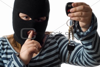 Child Stealing Car Keys