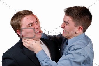 Man Being Strangled