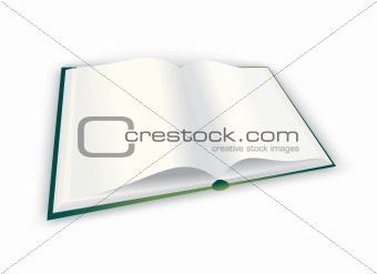Book isolated on white background