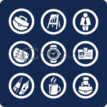 Business and Office vector icons (set 5, part 1)