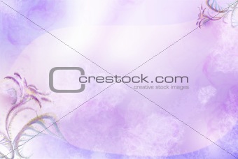 Background with patterns and flowers-3