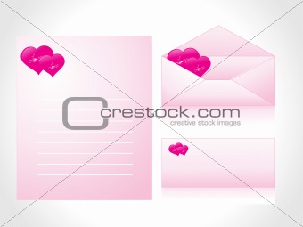 love letter with envelope, wallpaper