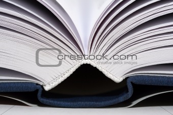 Opened book