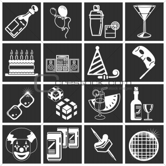 party icon set series