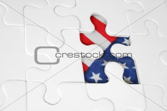 American Flag Jigsaw