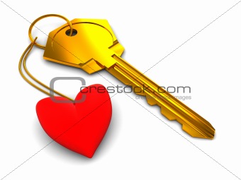 heart keyholder