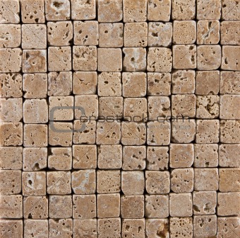 Small Ceramic Stone  Brick Tiled Background