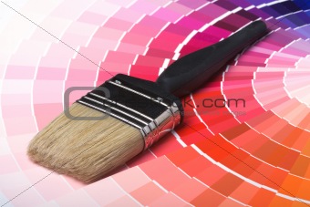 Colorful Paint Color Swatches