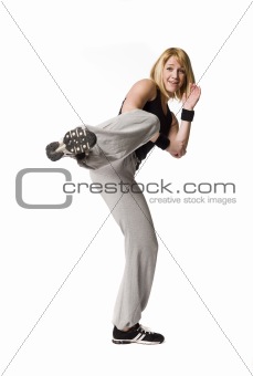 Kickboxing girl