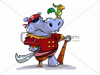 pirate hippo