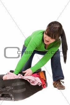 packing woman