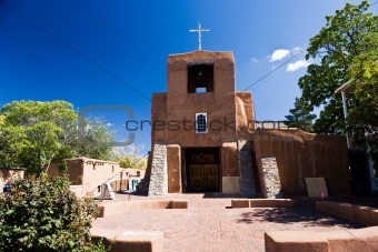 San Miguel Church Santa Fe USA 