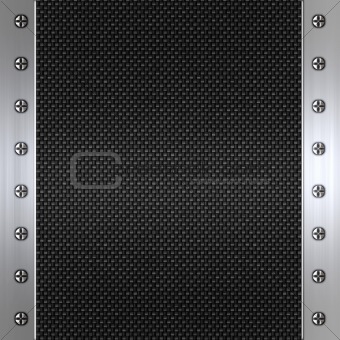carbon fibre and steel background