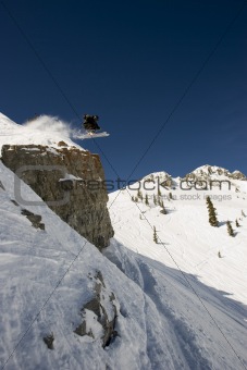 High Flying Skier
