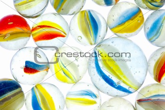 Cat's Eye Marbles including Shooter