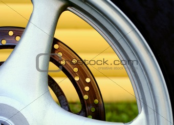 Part of a wheel