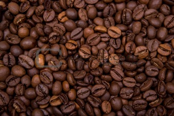 background made with coffee beans