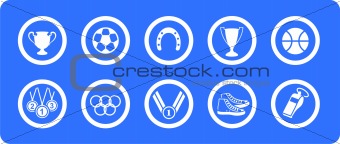 Sports vector icons set