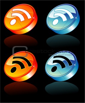 3D Rss feed Icon
