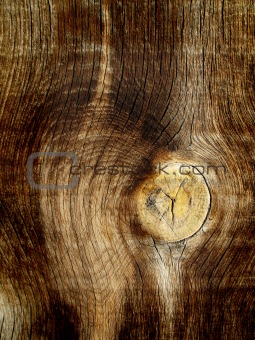 Olld Wood with Knot