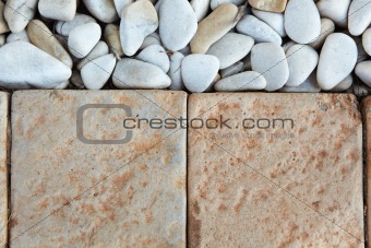 River pebble background