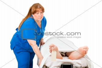 Nurse Transporting Dead Patient