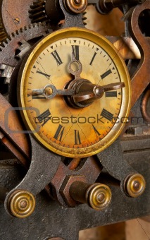 Old grunge clock