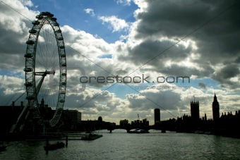 Silhouette of London