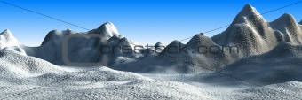 Generic Wide Snow Mountains