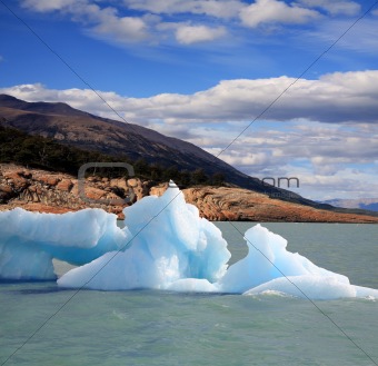 Iceberg in Argentina lake