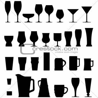Alcohol cups, glasses, and mugs
