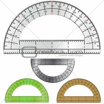 Vector protractor for drafting