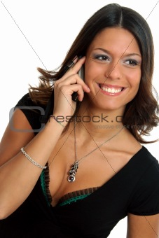 Girl at phone