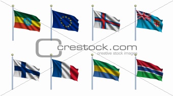 World Flag Set 8