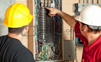 Electricians Replace 20 Amp Breaker