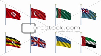 World Flag Set 24