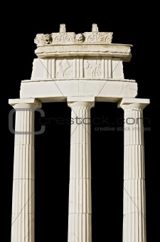 Ancient Greek temple (detail)