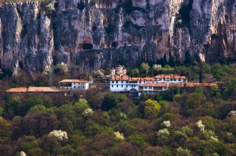 monastery high in mountain