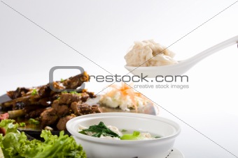chinese dumpling soup