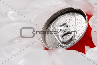 Drink Can in Ice