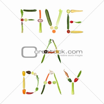 Five A Day Vegetables