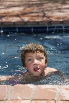 Boy in a Pool