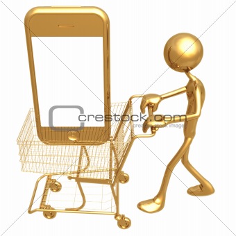 Touch Screen Cell Phone Shopping Cart