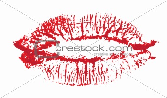 Lips, kiss colored
