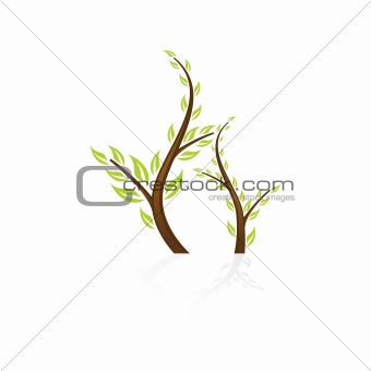 Abstract tree icon