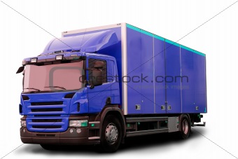 Isolated Tractor Truck