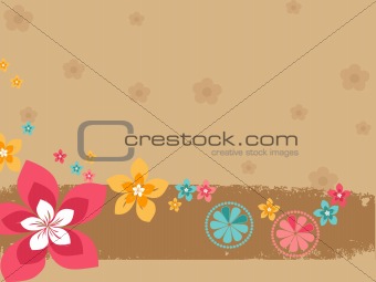 colorful flower with background