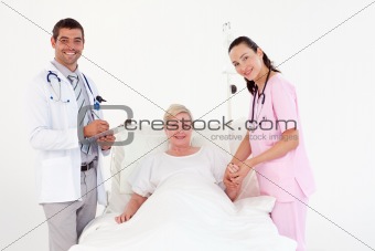 Patient Recovering in a hospital 